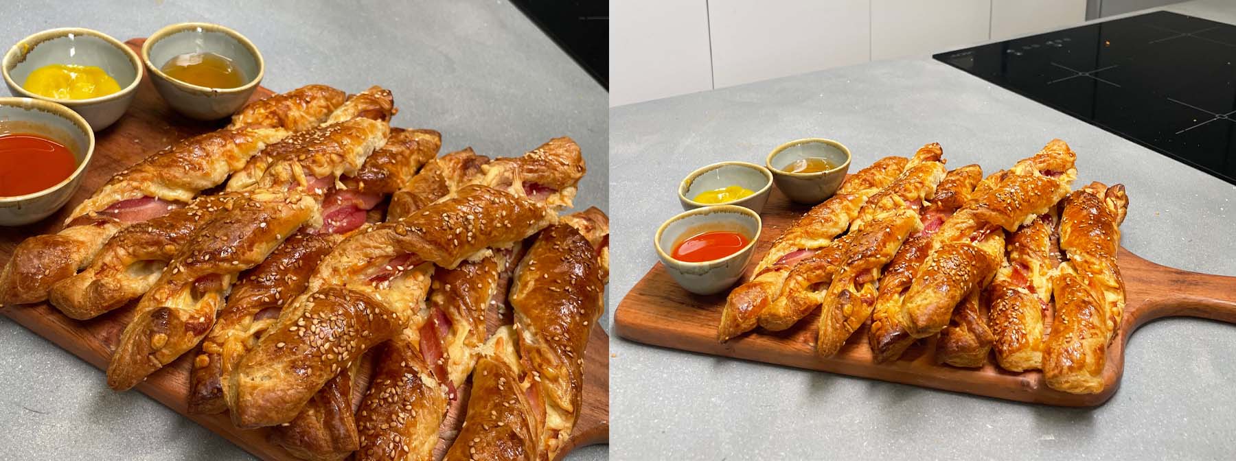Bacon & Cheese Pastry Twists