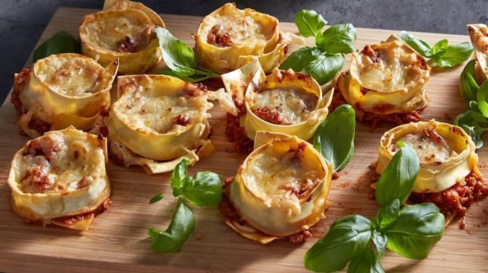 Tazas de lasaña vegana fáciles y rápidas | Recetas proteicas