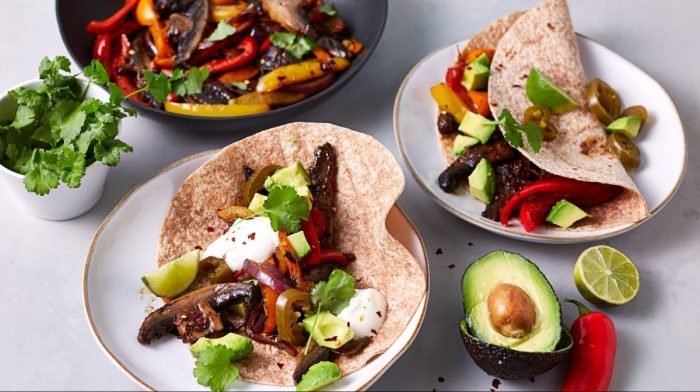 Cena Vegana in 15 minuti | Portobello Fajitas