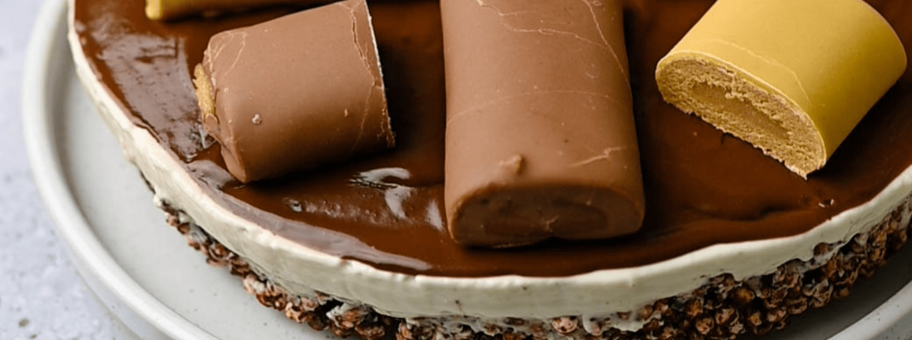 Cheesecake proteica caramello & cioccolato