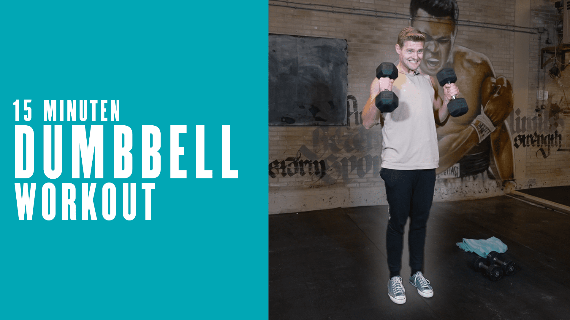 15 minuten Dumbbell Workout | Home Workout met Tom Tuning