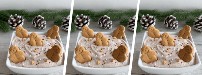 Fitwaffle’s High-Protein Gingerbread Cheesecake Dip