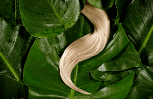 strand of silky hair