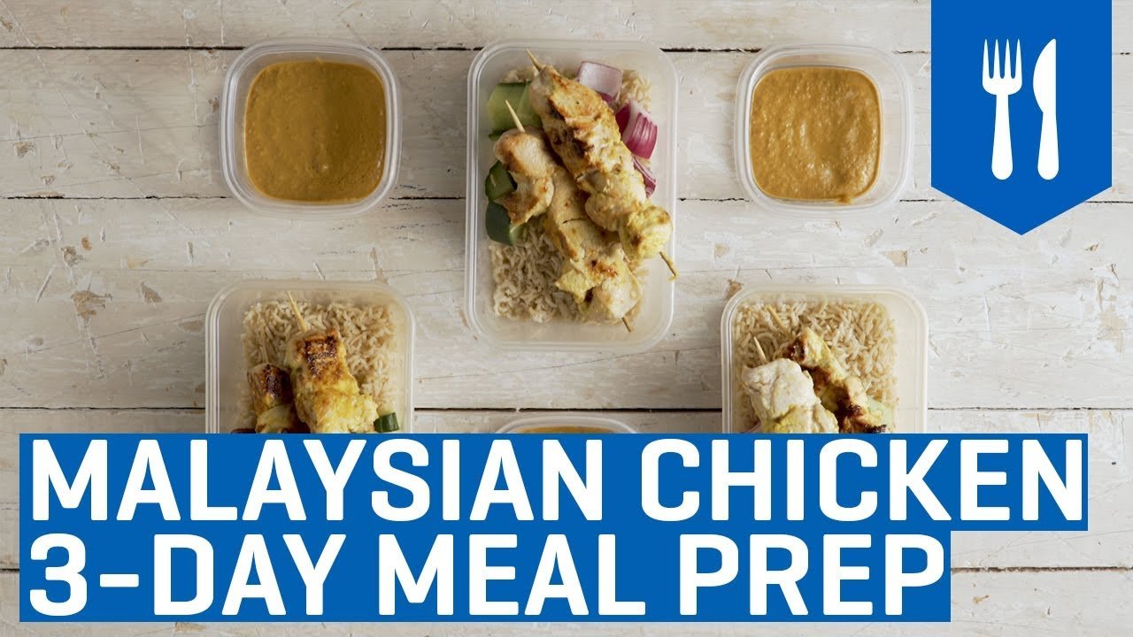 3-Day Chicken Meal Prep Recipe | Malaysian Chicken Satay - MYPROTEIN™