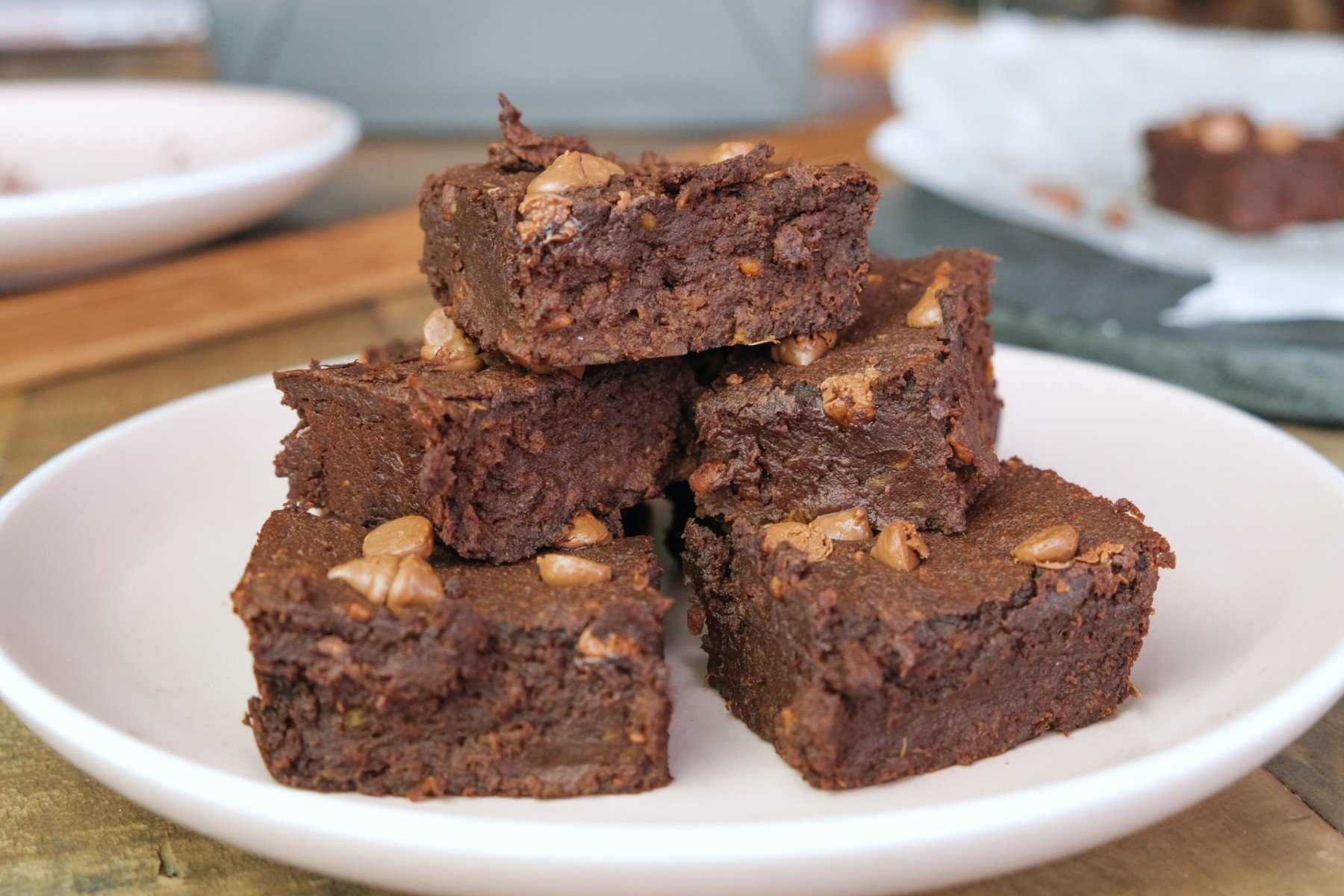 5-Ingredient Sweet Potato Brownies | No Flour Needed