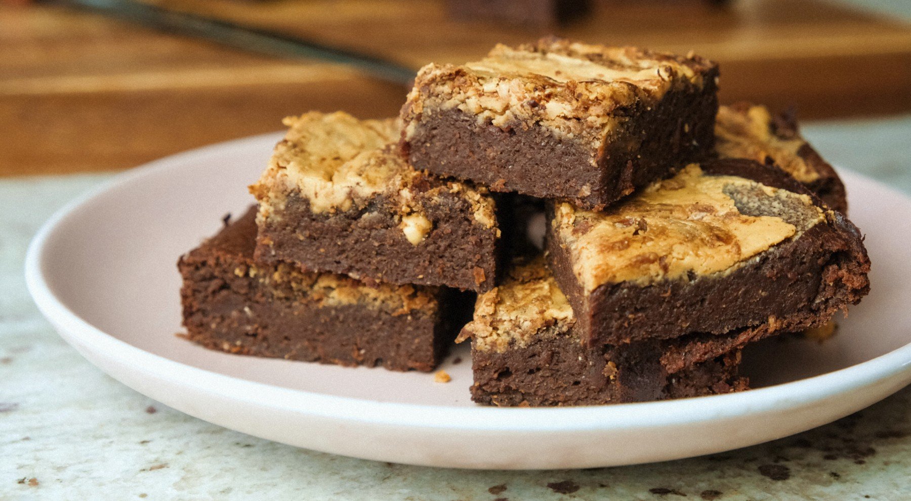 Peanut Butter Banana Brownies