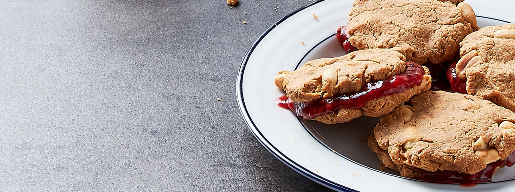 High-Protein Peanut Butter Sandwich Biscuits | World’s Kitchen