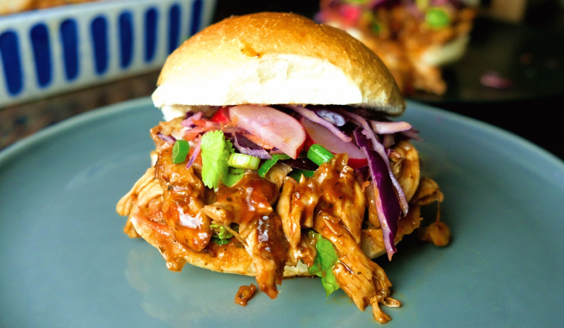 Easy Bbq Pulled Chicken Sandwich Recipe 2103