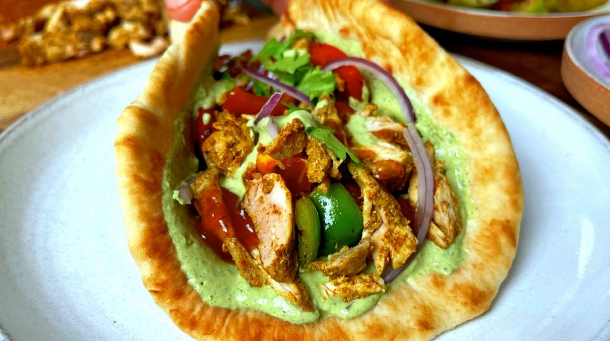 Chicken Curry Gyros | Ultimate Fakeaway Recipe | MYPROTEIN™