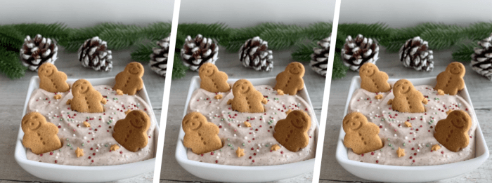 Fitwaffle's High-Protein Gingerbread Cheesecake Dip