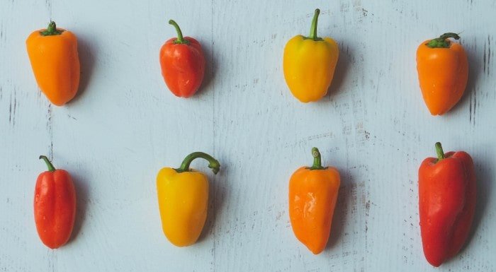 peppers - types of vegetarian
