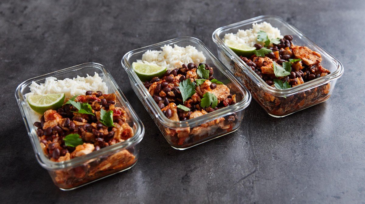 Meal-Prep Chicken Burrito Bowls