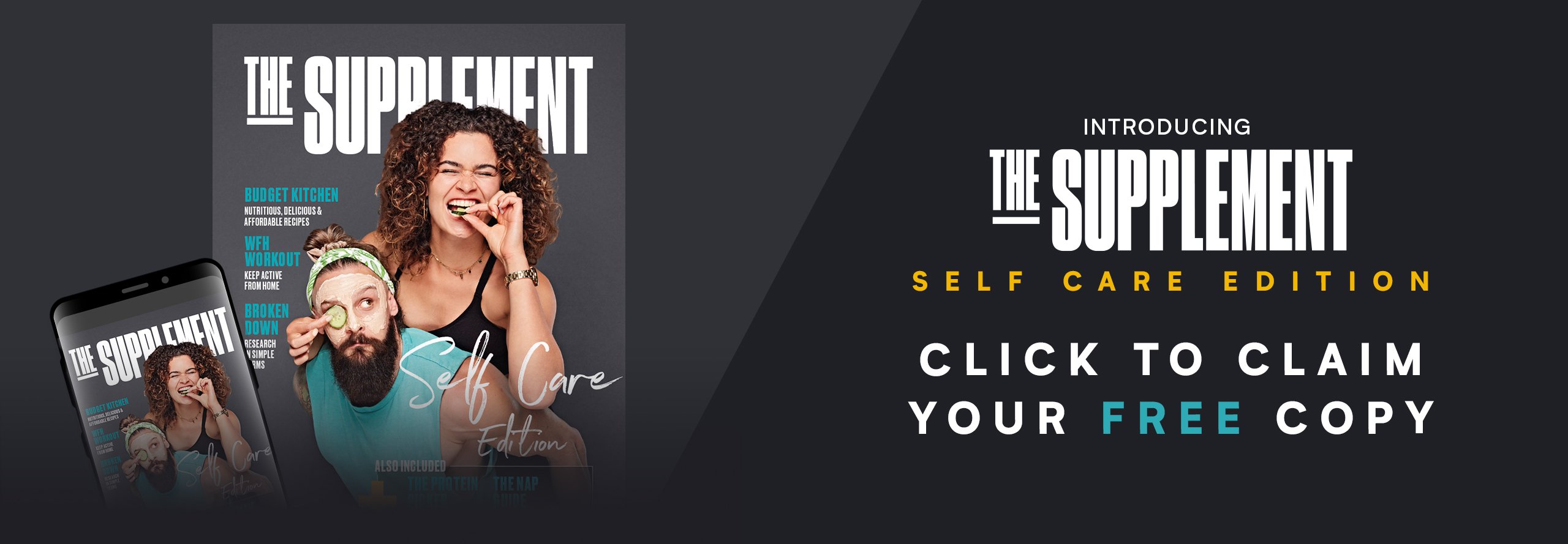 click to claim a free digital copy of The Supplement Self Care Edition