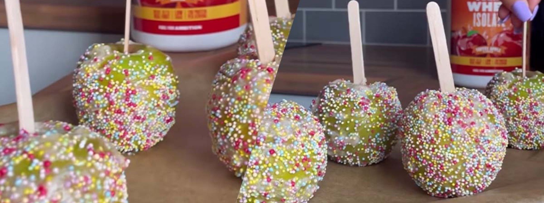 Protein Toffee Apples