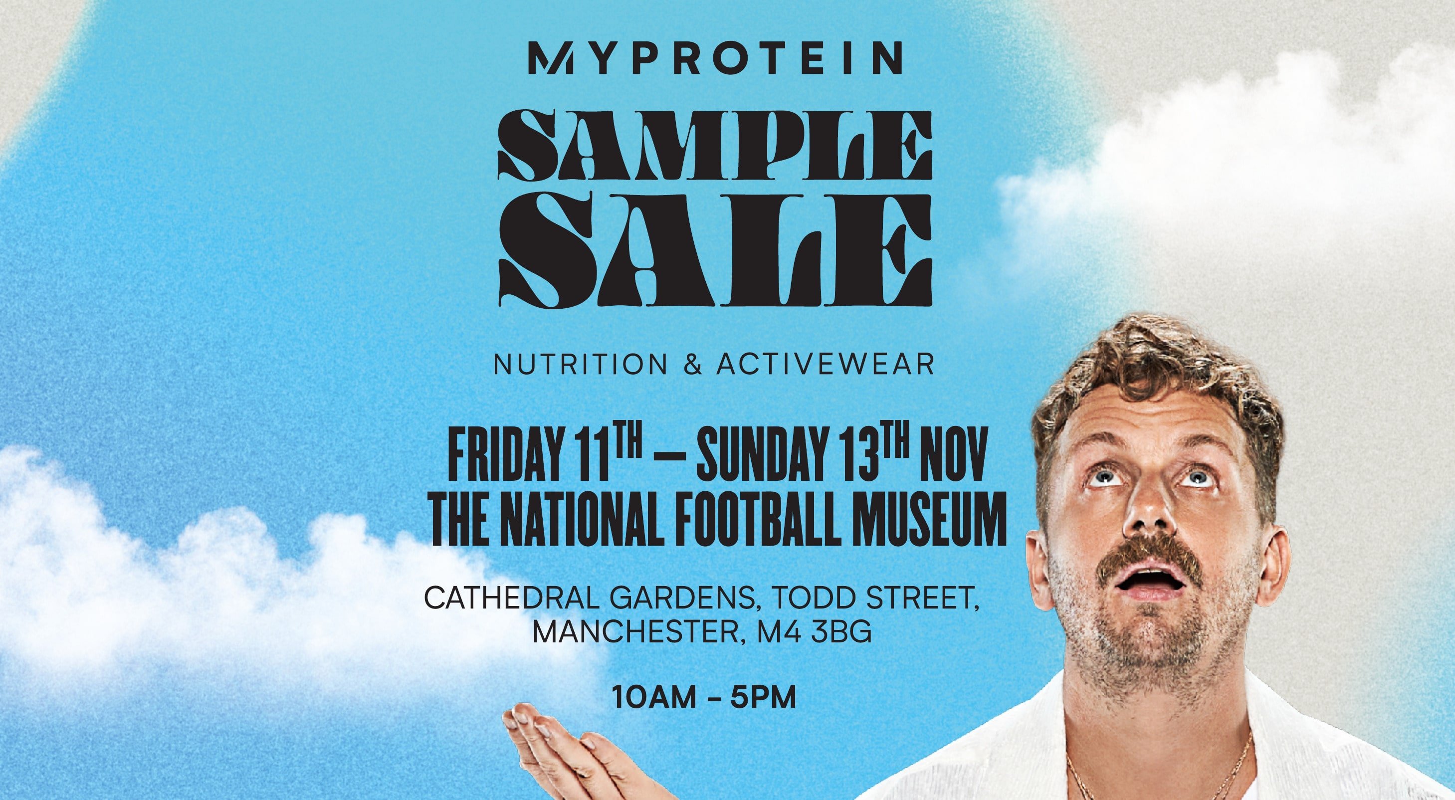 Myprotein’s First Ever Sample Sale Event | Browse Incredible Deals IRL