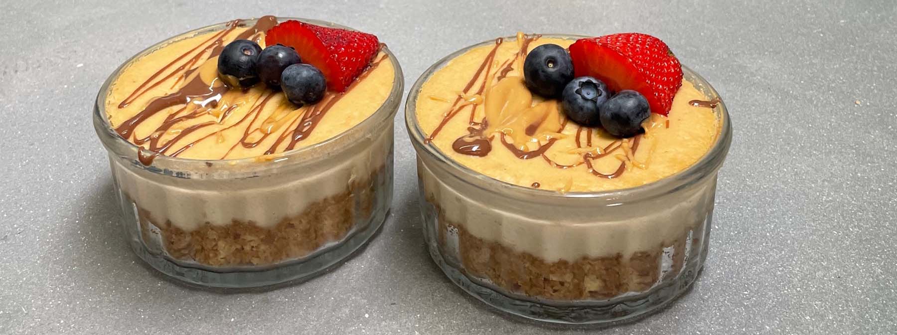 High-Protein Peanut Butter Cheesecake