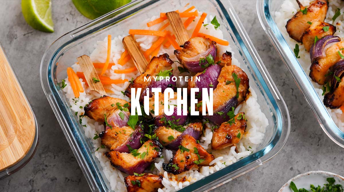 Air Fryer Chicken Skewers Meal Prep | MYPROTEIN™