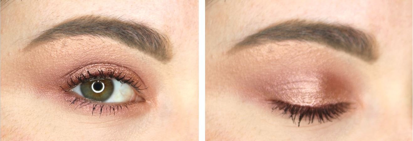 pigment powder as an eyeshadow