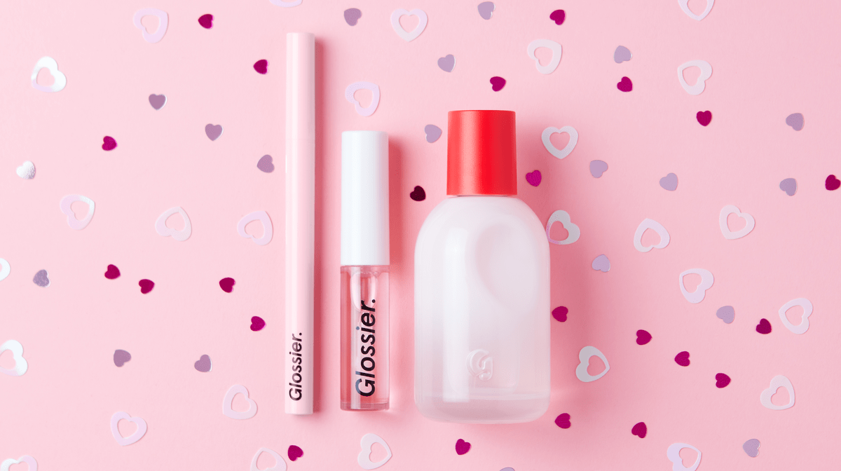 GLOSSIER Valentine's gift set