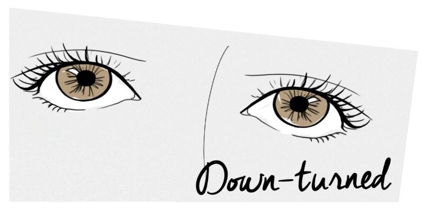 Best lashes for down-turned eyes