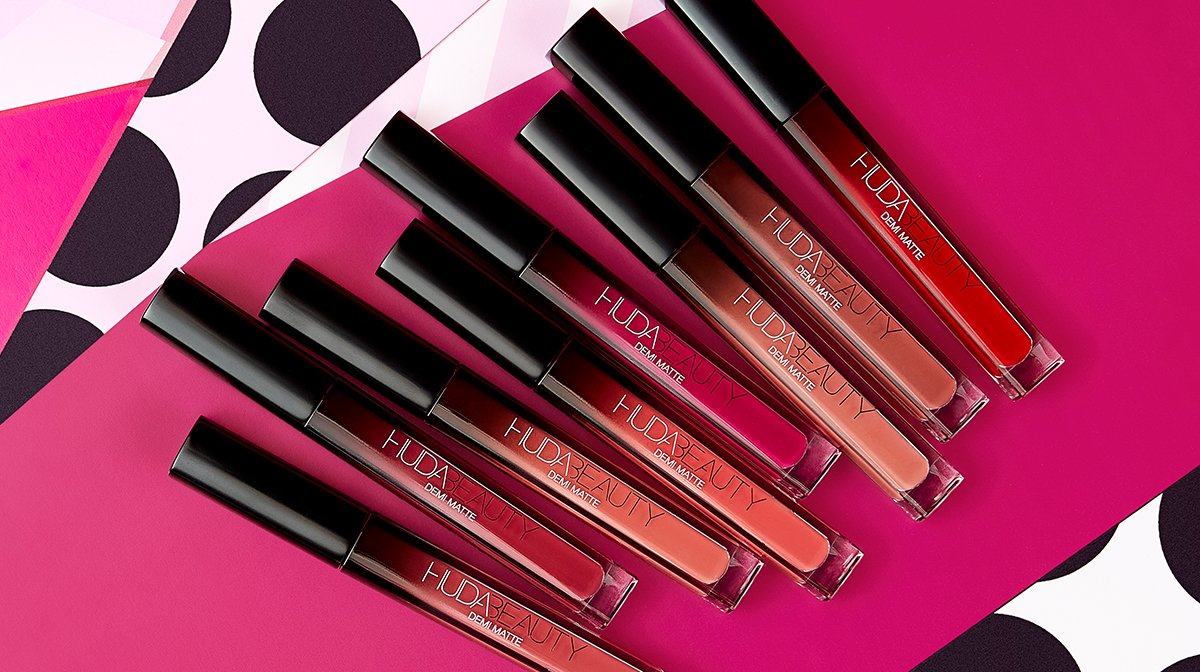 Your Huda Beauty Demi Matte Cream Lipstick Awaits!