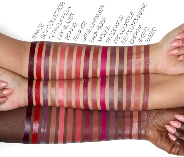 Huda beauty demi 2025 matte swatches temptalia