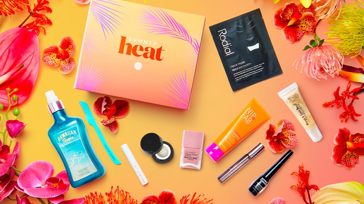 Give A Warm Welcome To The GLOSSYBOX x Heat Summer Limited Edition!