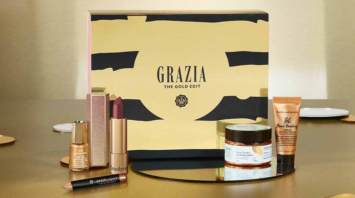 glossybox-grazia-gold-edit-limited-editions-november-2021