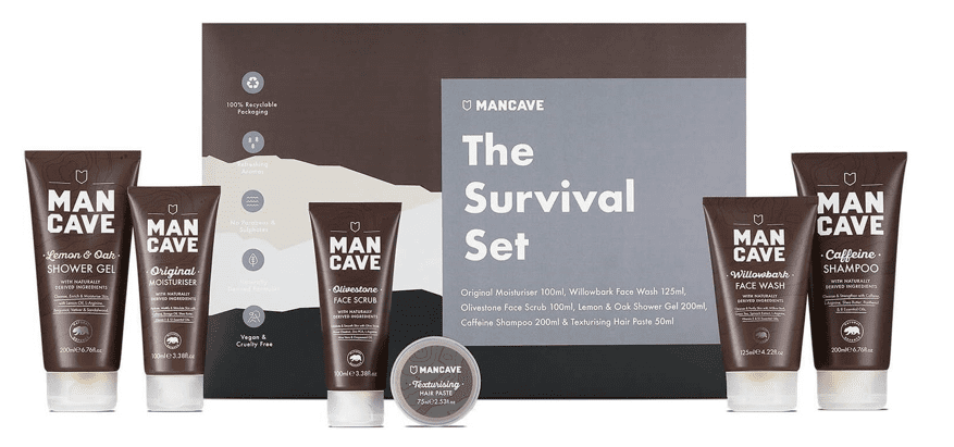 ManCave Survival 6 Part Gift Set