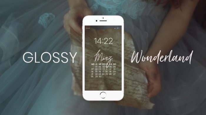 GLOSSYBOX-Wallpaper im März: Hol dir Wonderland Vibes auf dein Smartphone!