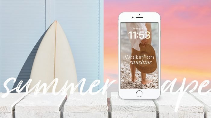 Glossy Wallpaper im Juli: Summer escape Moods für dein Smartphone!