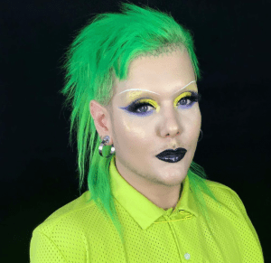 jack oliver non binary makeup artist