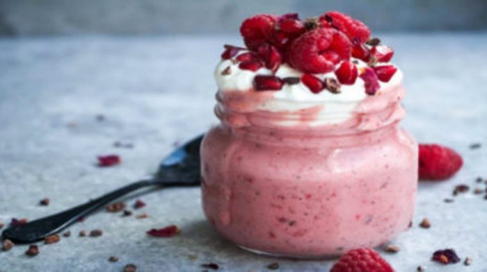Summer Berry Soft Serve | High Protein Pudding