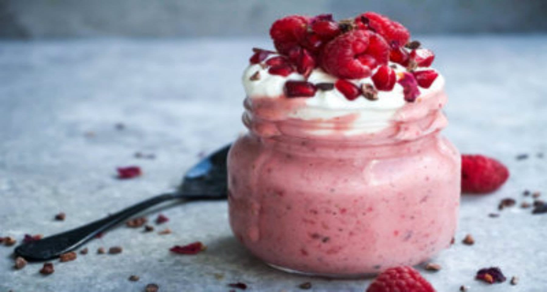 Summer Berry Soft Serve | High Protein Pudding