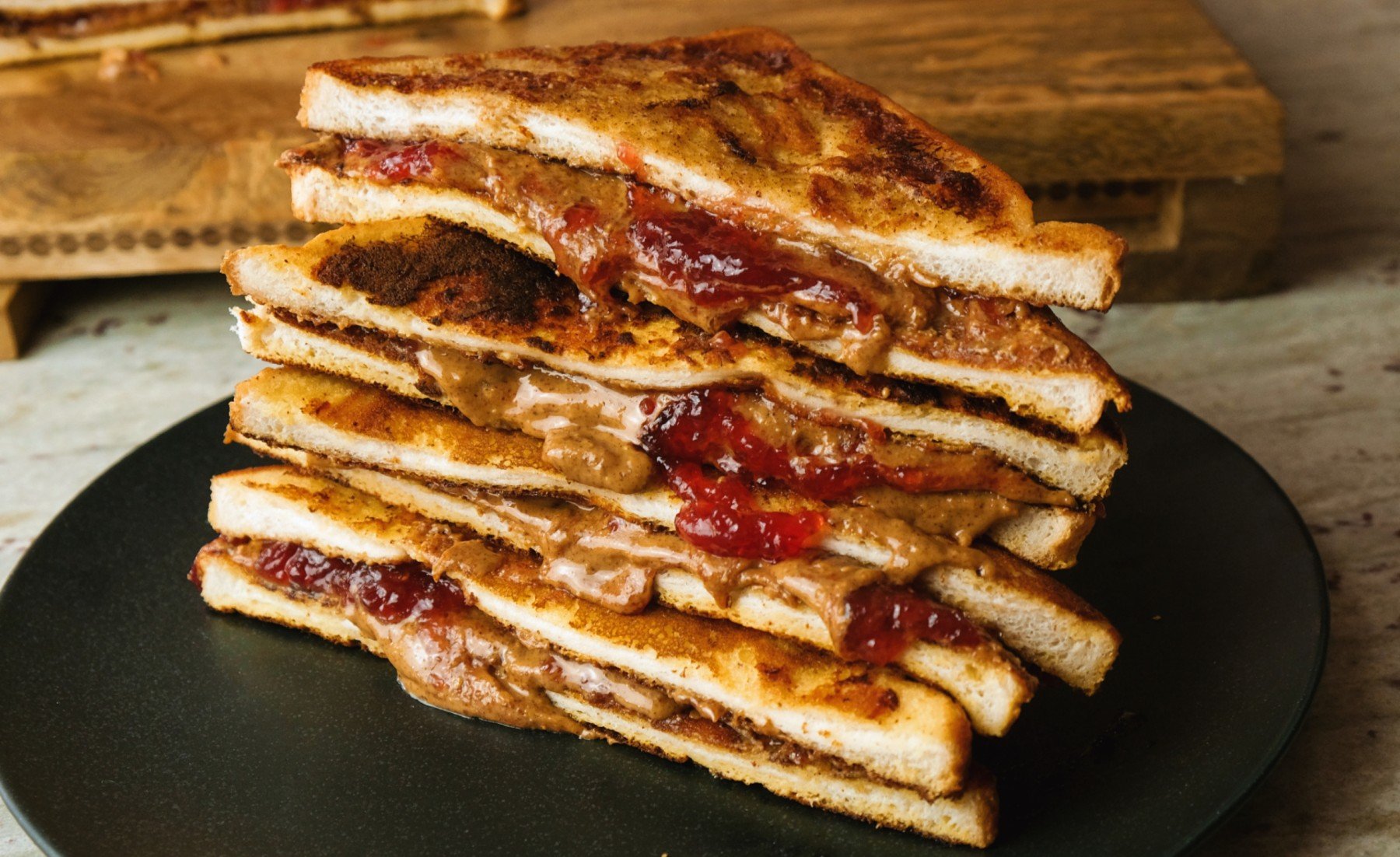 Peanut Butter & Jelly Protein French Toast