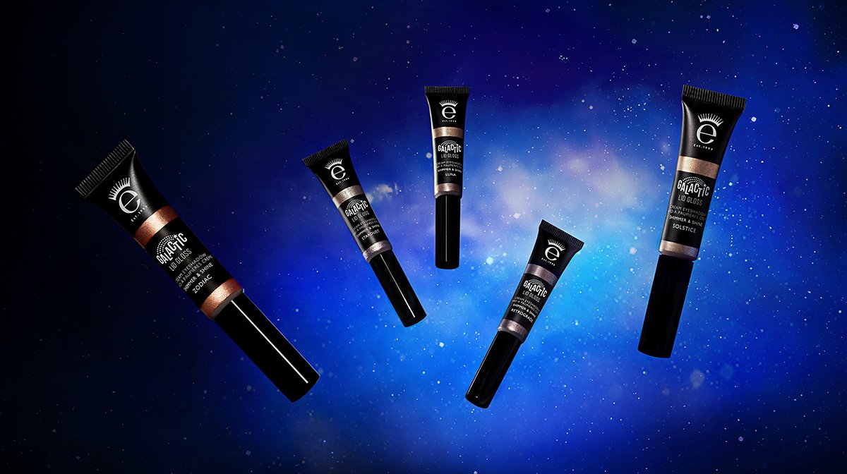 eyeko - introducing galactic lid gloss - get ready to look out of this world