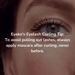 eyeko's eyelash curling tip
