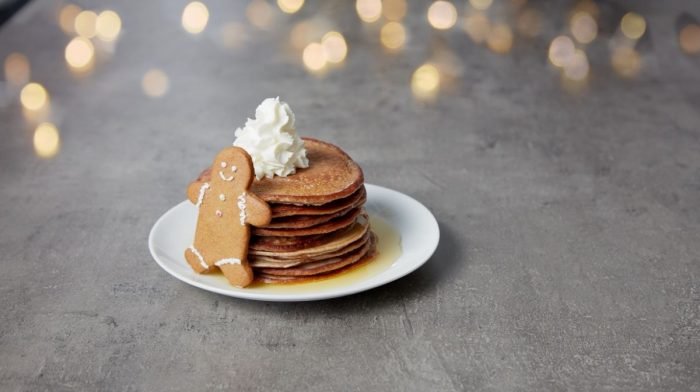 Gingerbread Protein Pancakes | Brunch Just Got Festive