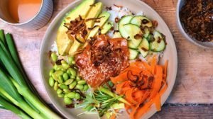 Salmon Poke Bowl Recipe | High-Protein Meal Prep