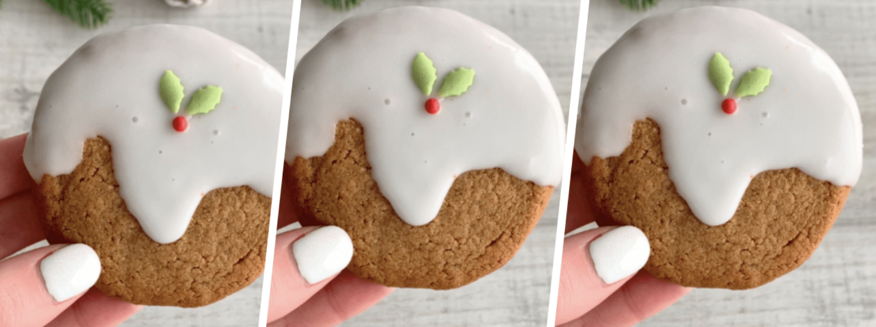Fitwaffle’s 3-Ingredient Peanut Butter Christmas Cookies