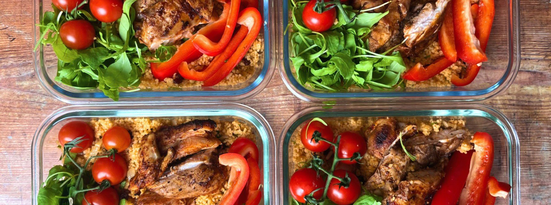 Harissa Chicken and Moroccan Couscous Meal Prep
