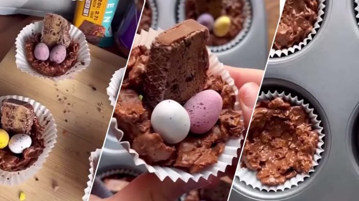 Protein Easter Egg Nests