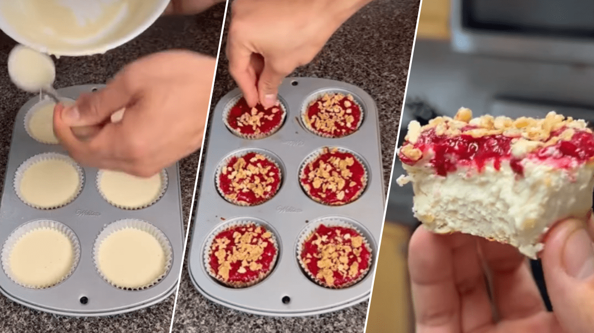 Low-Calorie Raspberry Cheesecake Cups