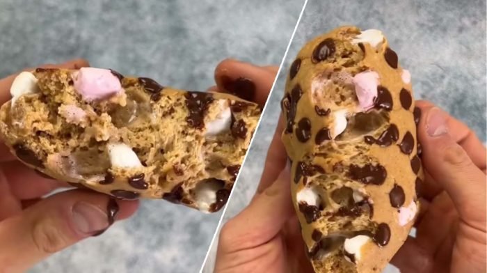 High-Protein Peanut Butter S'mores Cookie