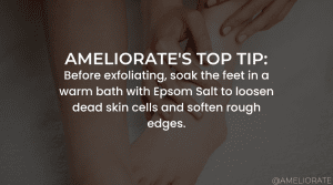 exfoliating feet tip