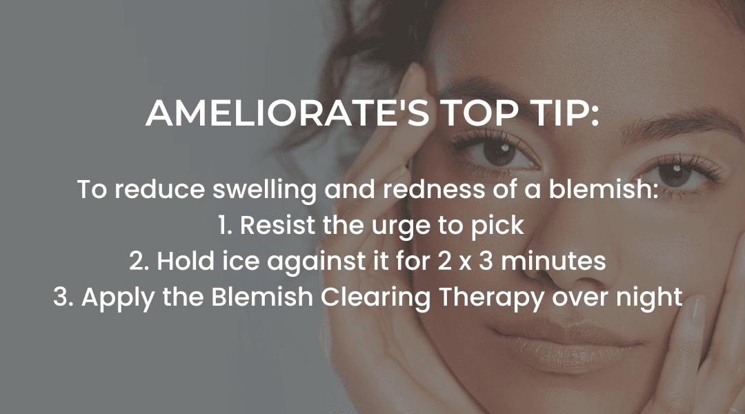 tips to reduce swelling and redness of a blemish