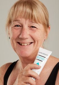 woman using menopause skincare