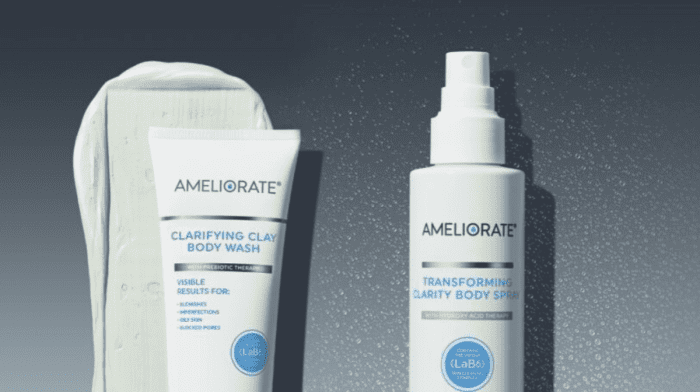AMELIORATE's 5 step Post Workout Skincare Routine