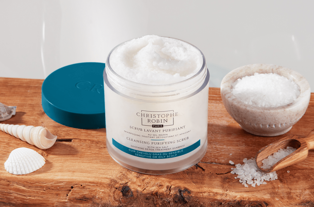 Why you need an exfoliating scalp scrub to remove product build up
