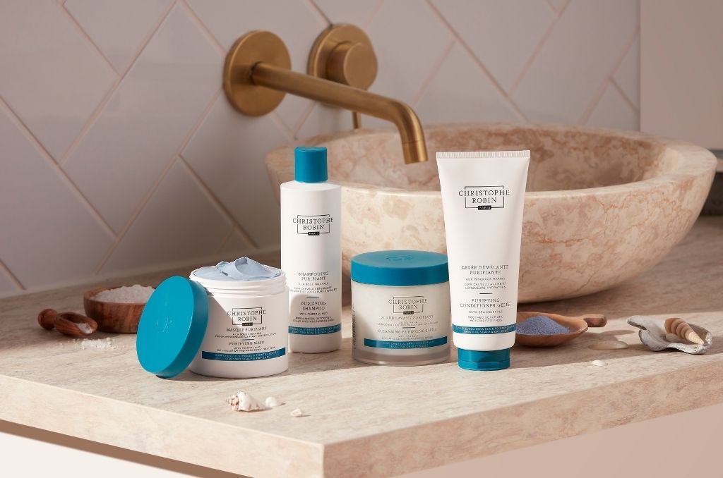 Christophe Robin's detoxifying range for oily hair and sensitive scalps